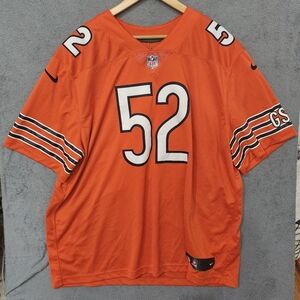 Chicago Bears Nike NFL On Field Jersey #52 Khalil Mack Mens  Orange 3XL